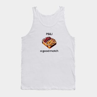 Peanut Butter And Jelly Toast Kawaii Yummy Sandwich Food Tank Top